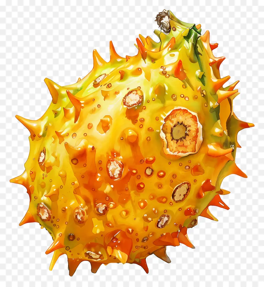 Kiwano，Melon Bertanduk PNG