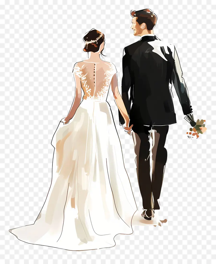Pernikahan，Pengantin PNG