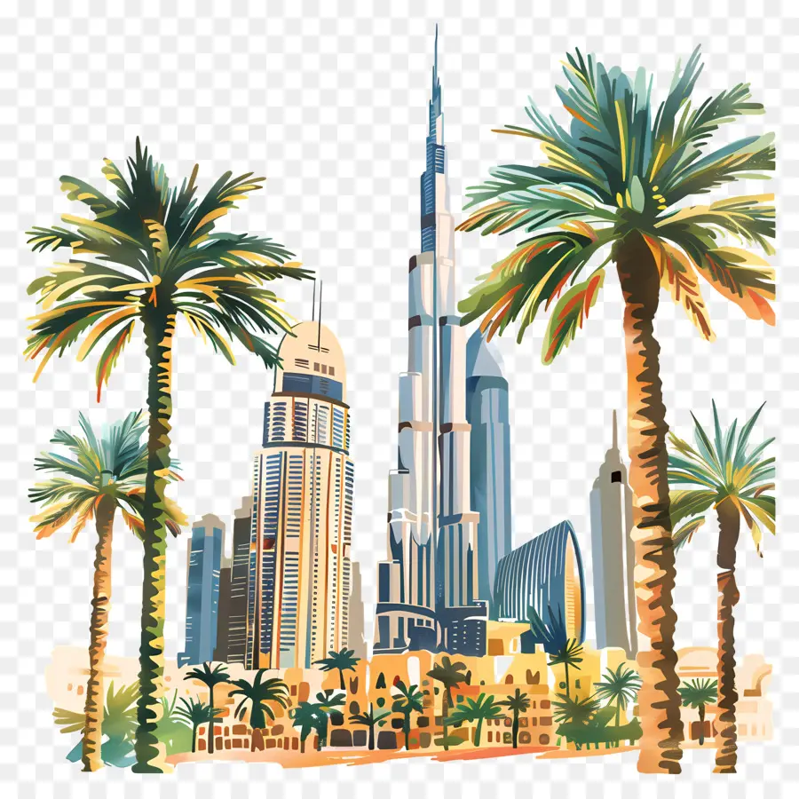 Dubai，Burj Khalifa PNG