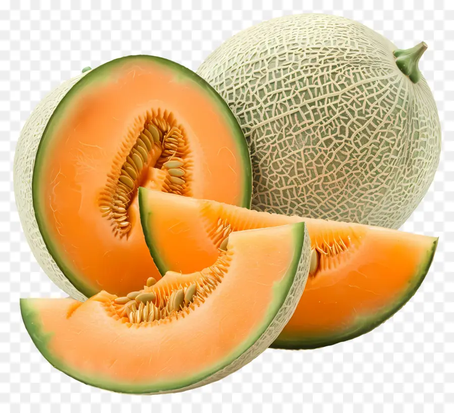 Melon，Mengiris PNG