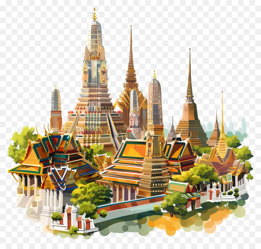 Bangkok，Desain Arsitektur PNG
