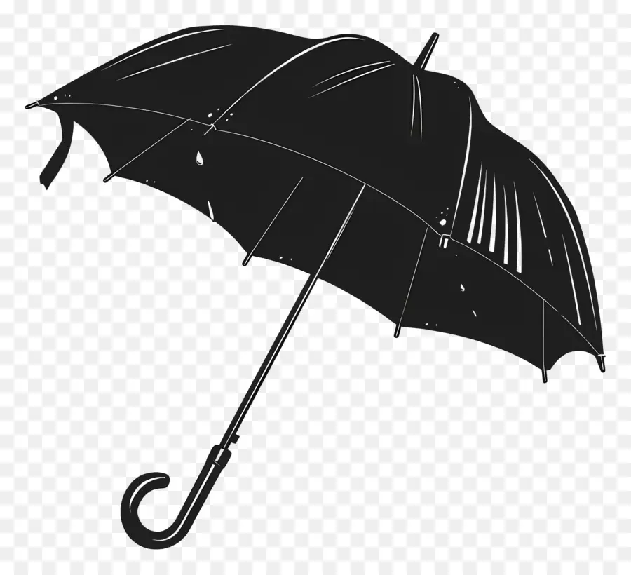 Payung Hitam，Bentuk Kerucut PNG