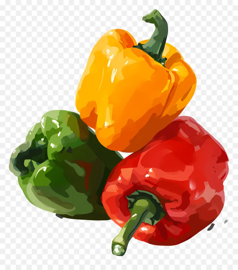 Paprika，Sayuran Segar PNG