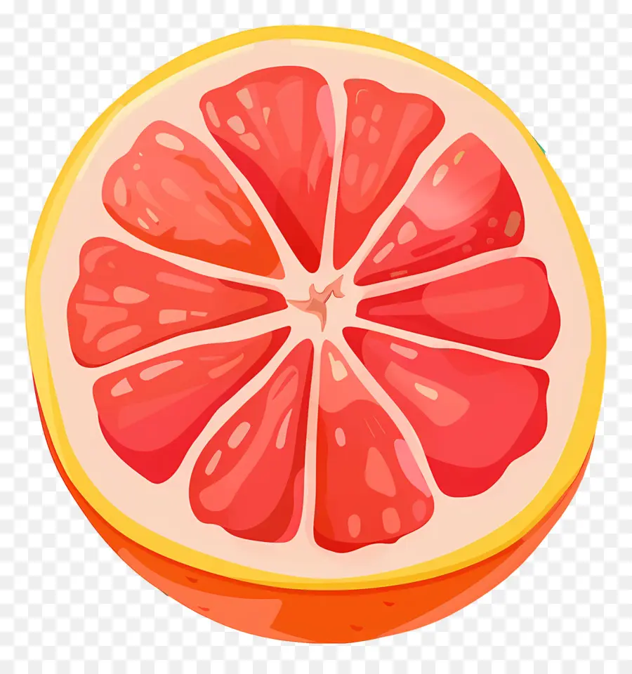 Grapefruit Merah Muda，Jeruk PNG