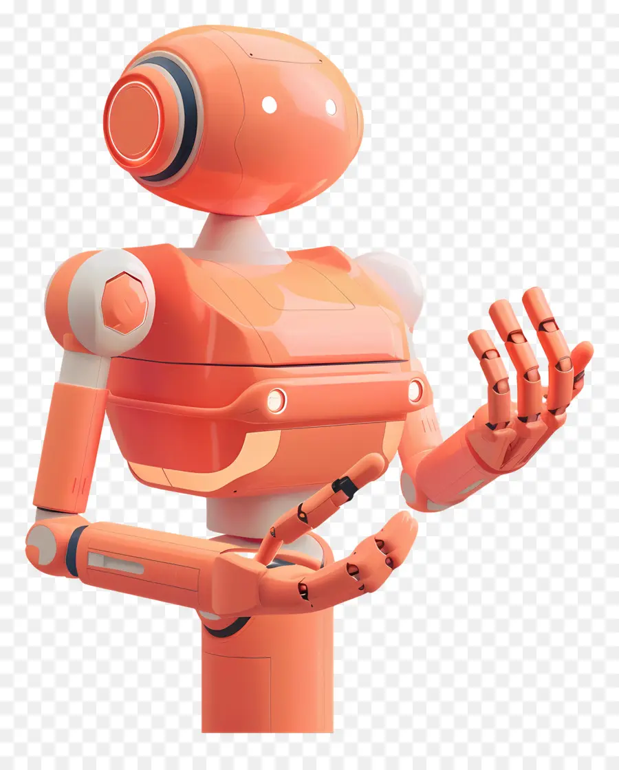 Punya Robot，3d Rendering PNG