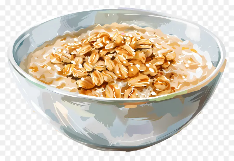 Oatmeal，Almond PNG