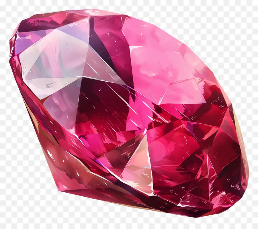 Batu Ruby，Berlian Merah Muda PNG