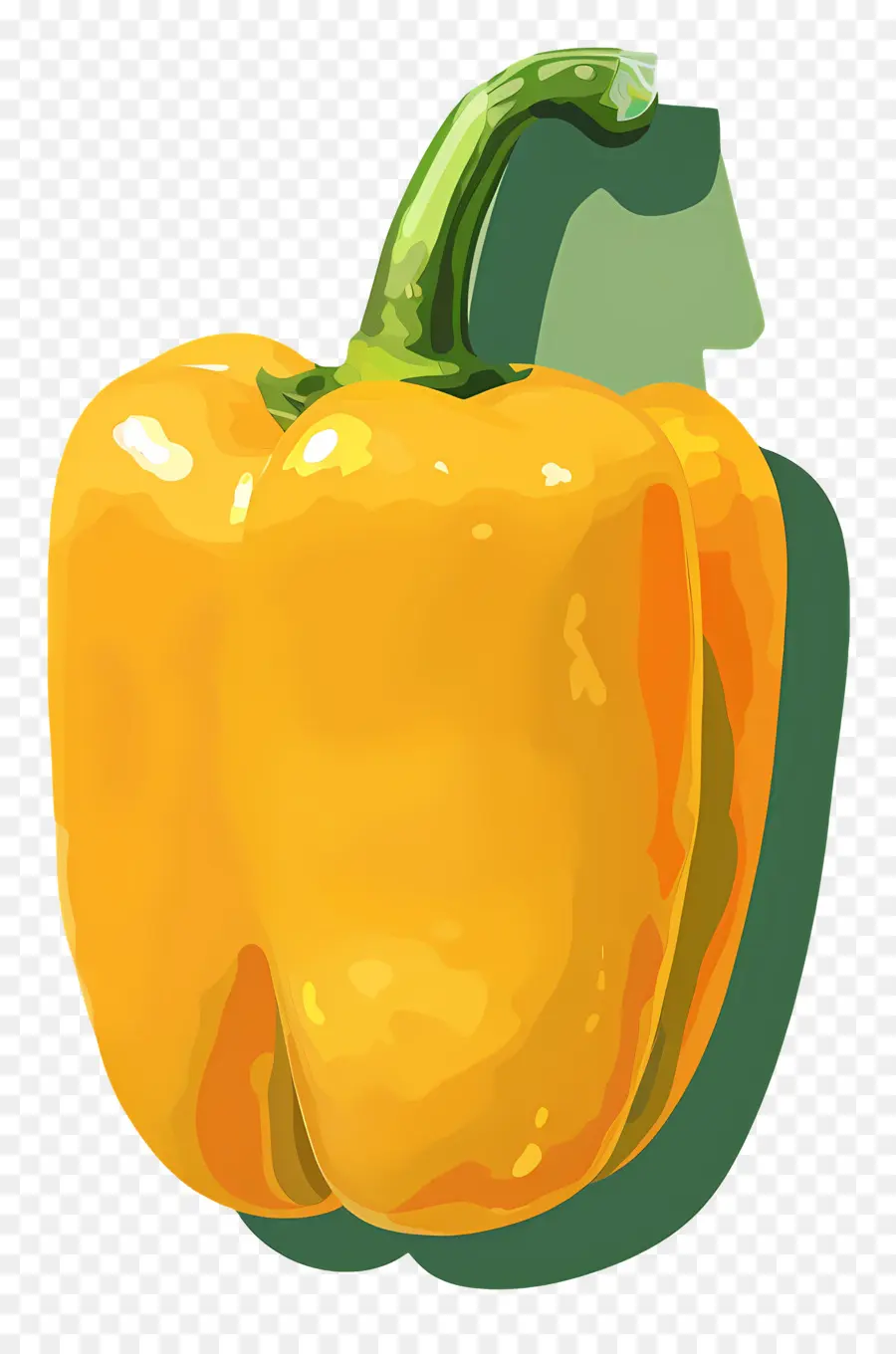 Paprika Kuning，Sayuran PNG