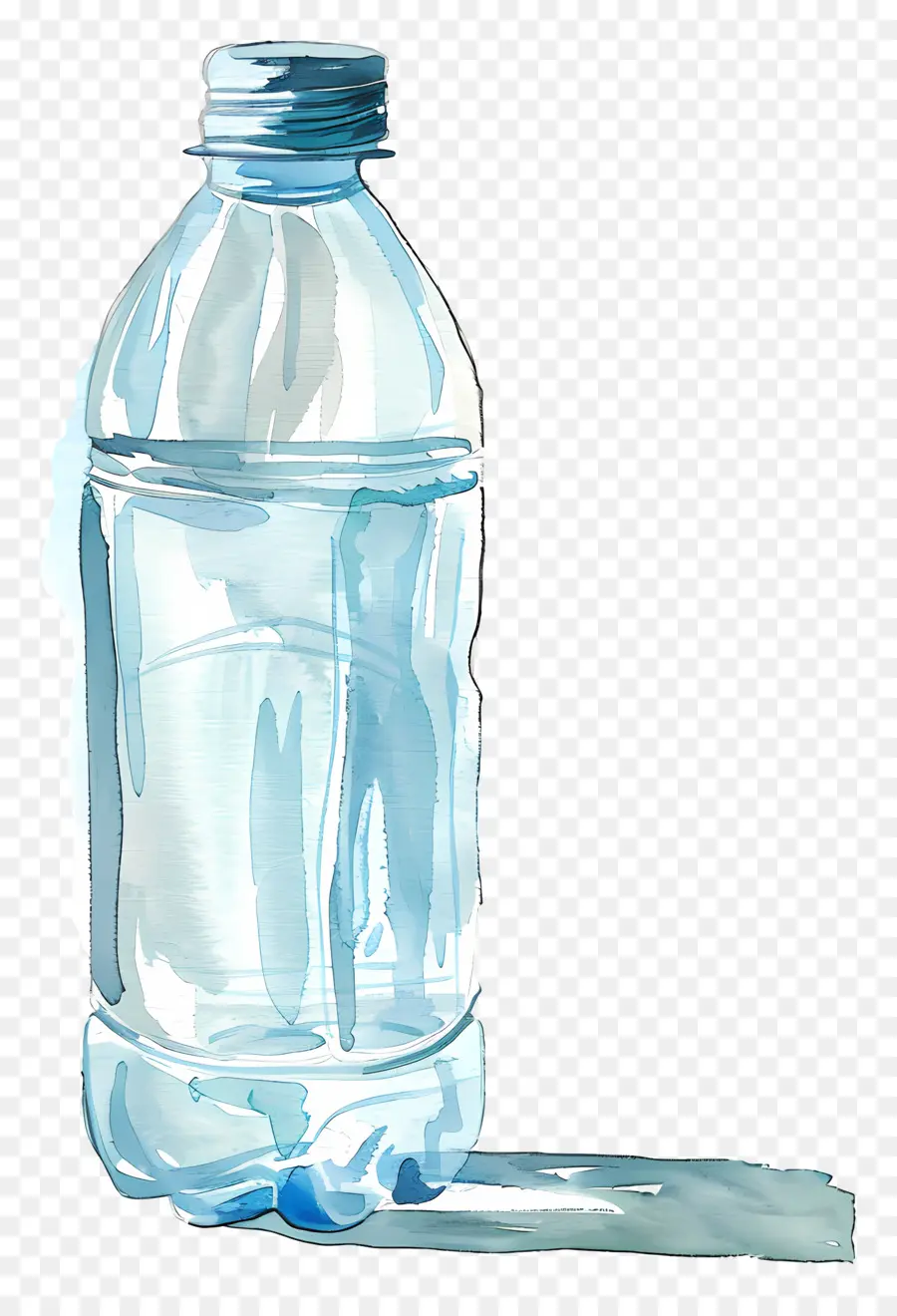 Botol Plastik，Botol Biru PNG