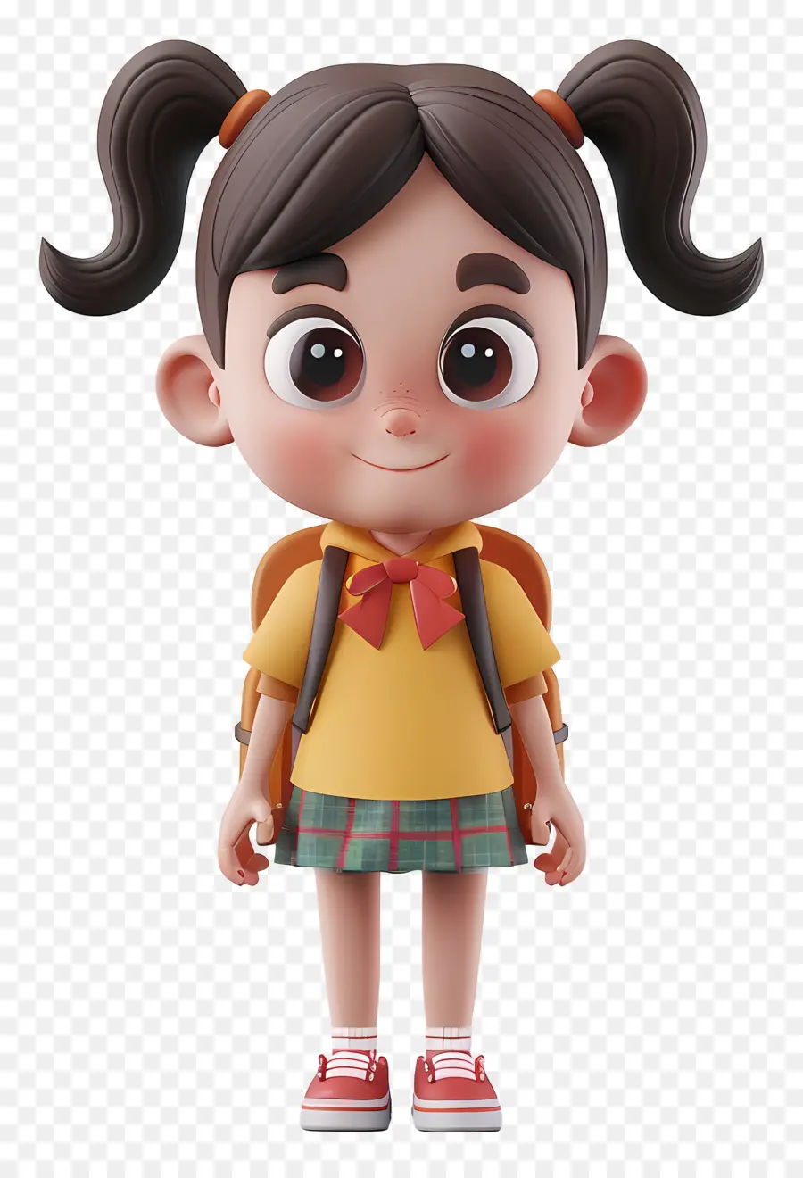 Karakter Gadis Kecil，Karakter Siswa PNG