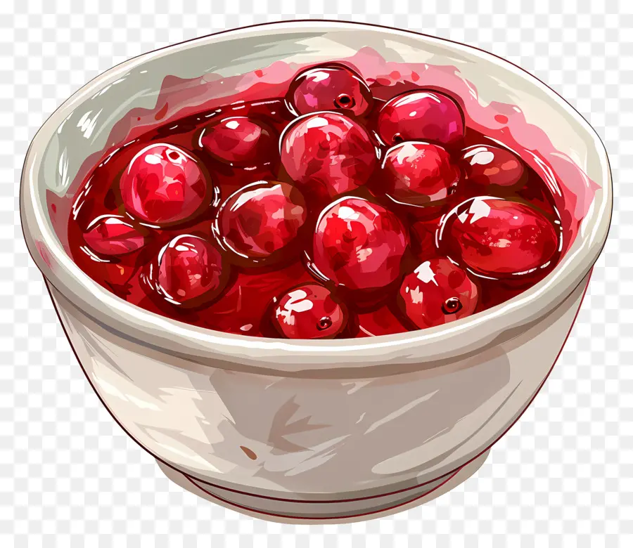 Saus Cranberry，Cranberry Segar PNG