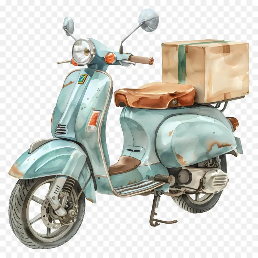 Moped，Pengiriman Kotak PNG