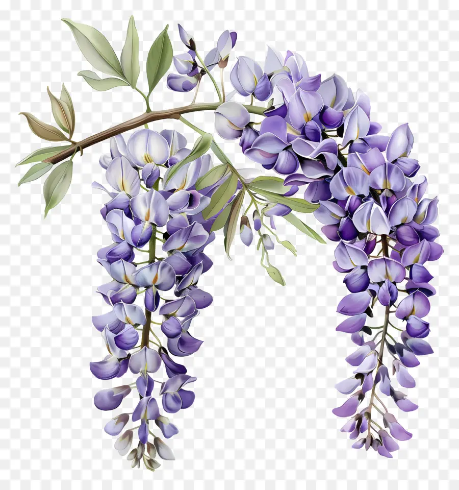 Wisteria Bunga，Cat Air Wisteria PNG