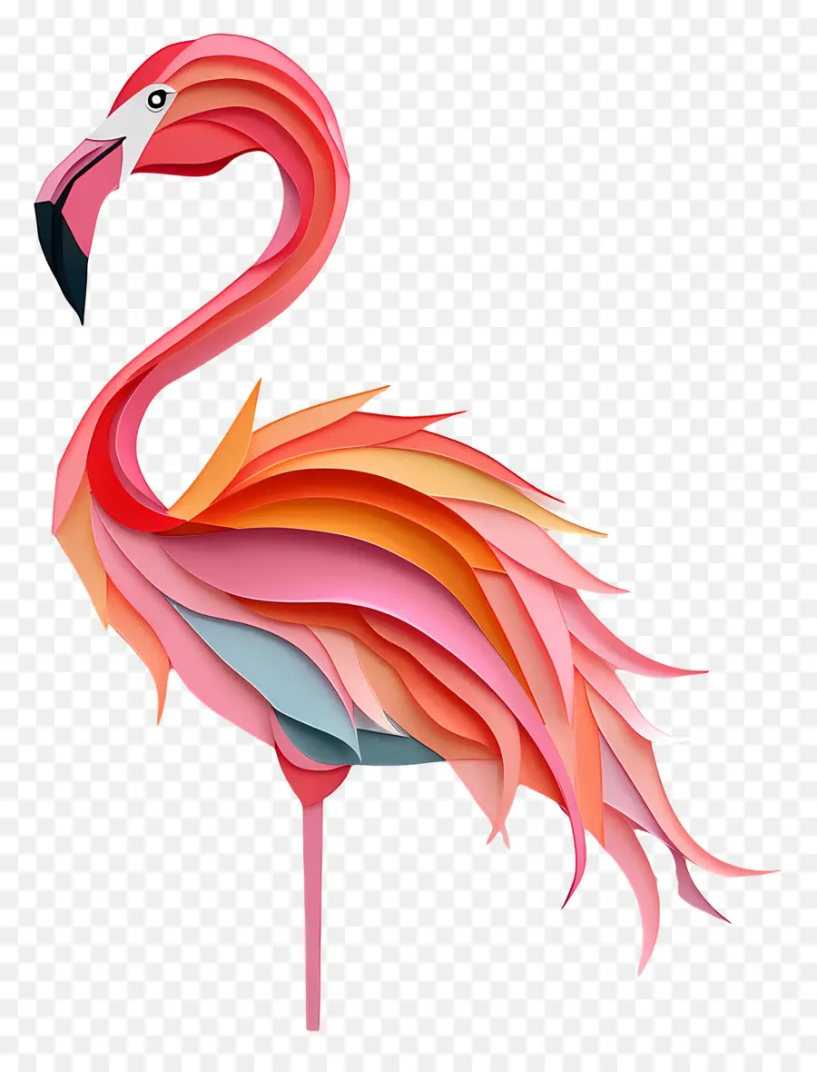 Flamingo Siluet，Flamingo Merah Muda PNG