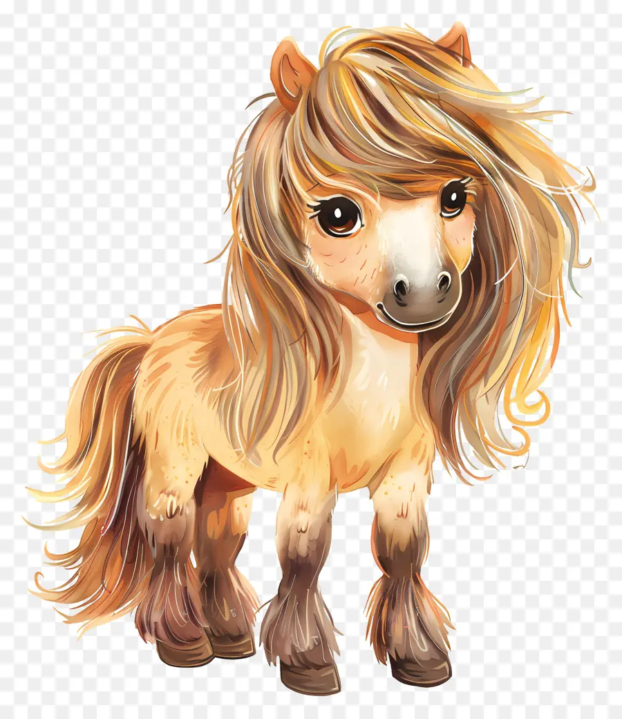 Pony，Rambut Pirang PNG
