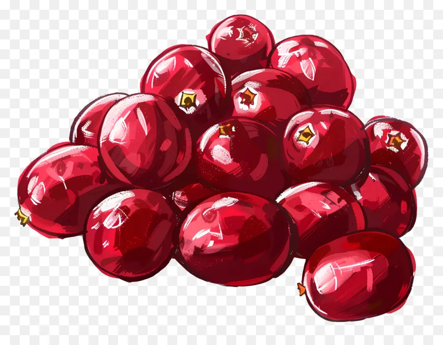 Cranberry，Buah Merah PNG