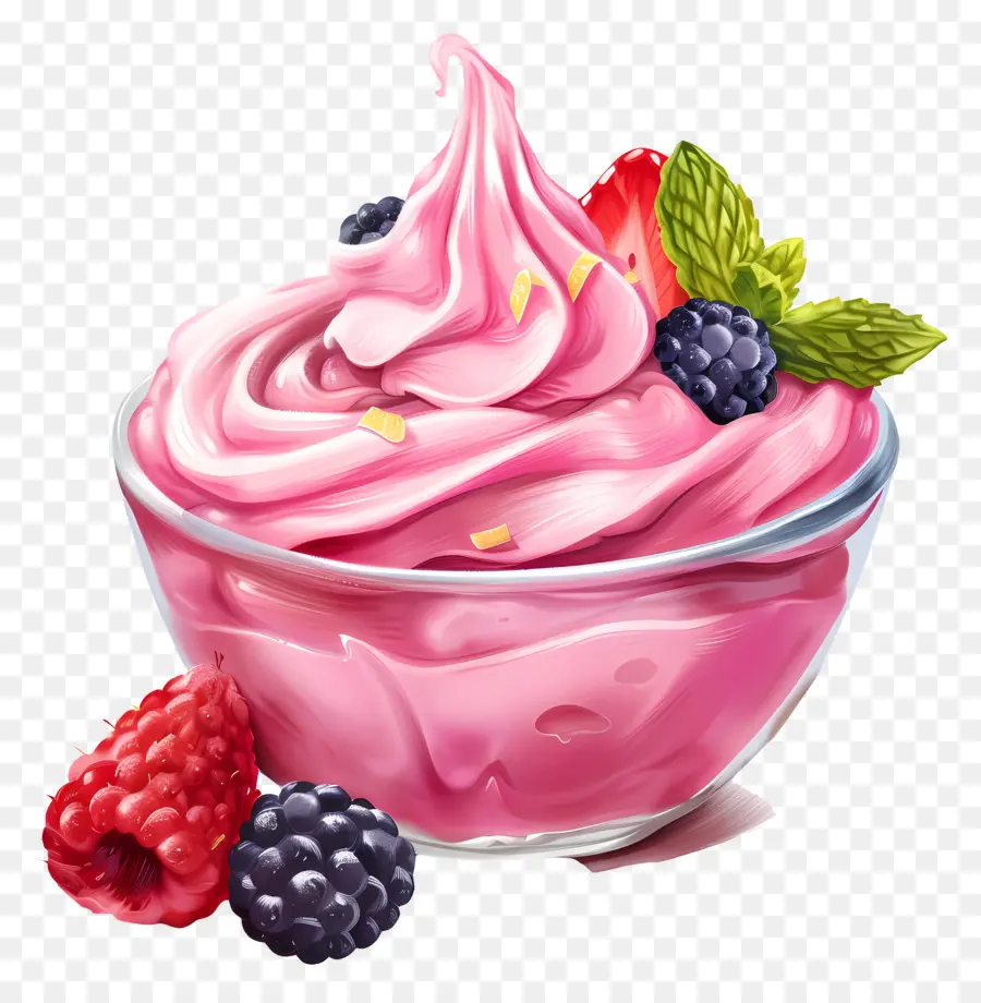 Yogurt Beku，Raspberry PNG