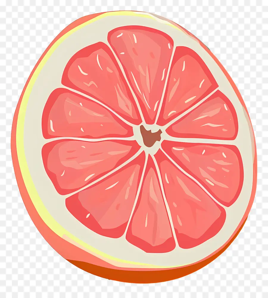 Grapefruit Merah Muda，Buah Jeruk PNG