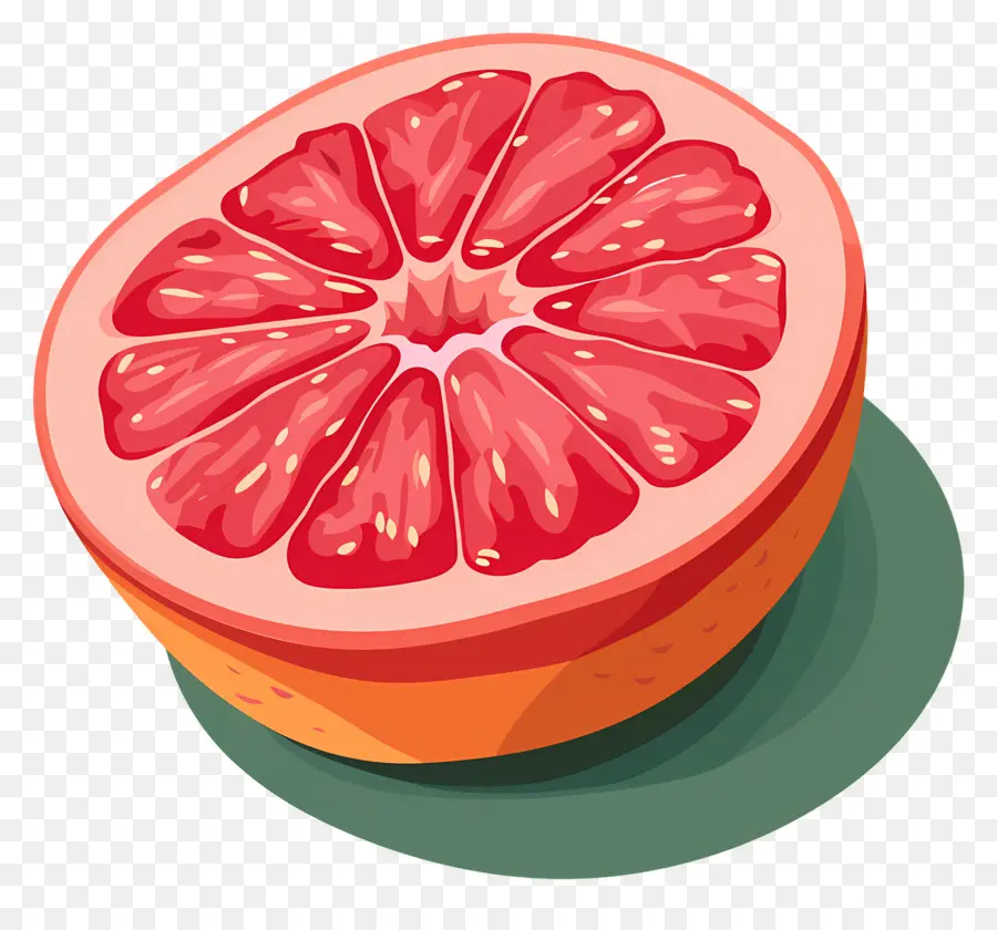 Grapefruit Merah Muda，Jeruk Merah PNG