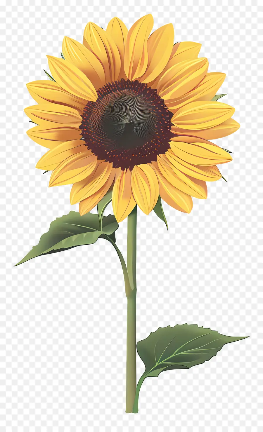 Bunga Matahari，Bunga PNG