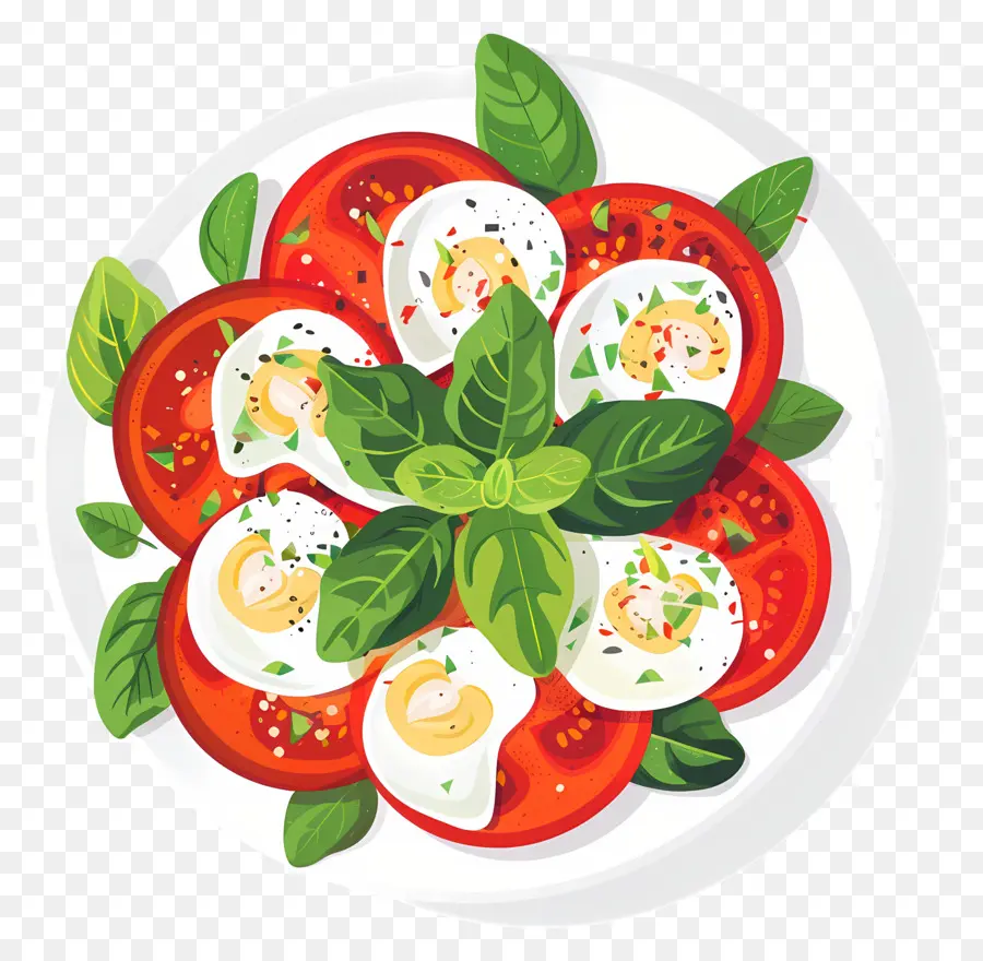 Caprese Salad，Salad PNG