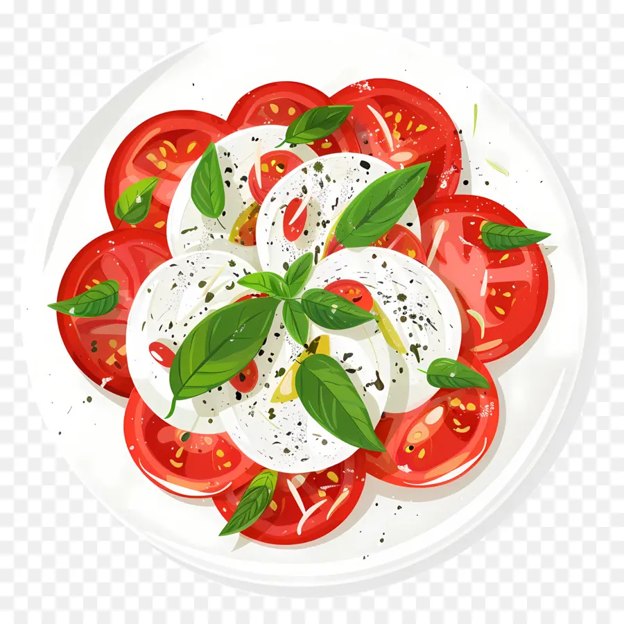 Caprese Salad，Tomat PNG