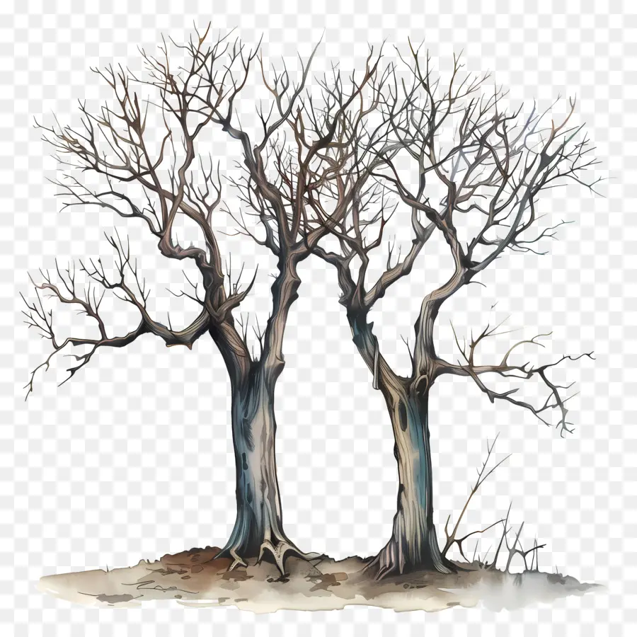 Pohon Pohon Gundul，Pohon PNG