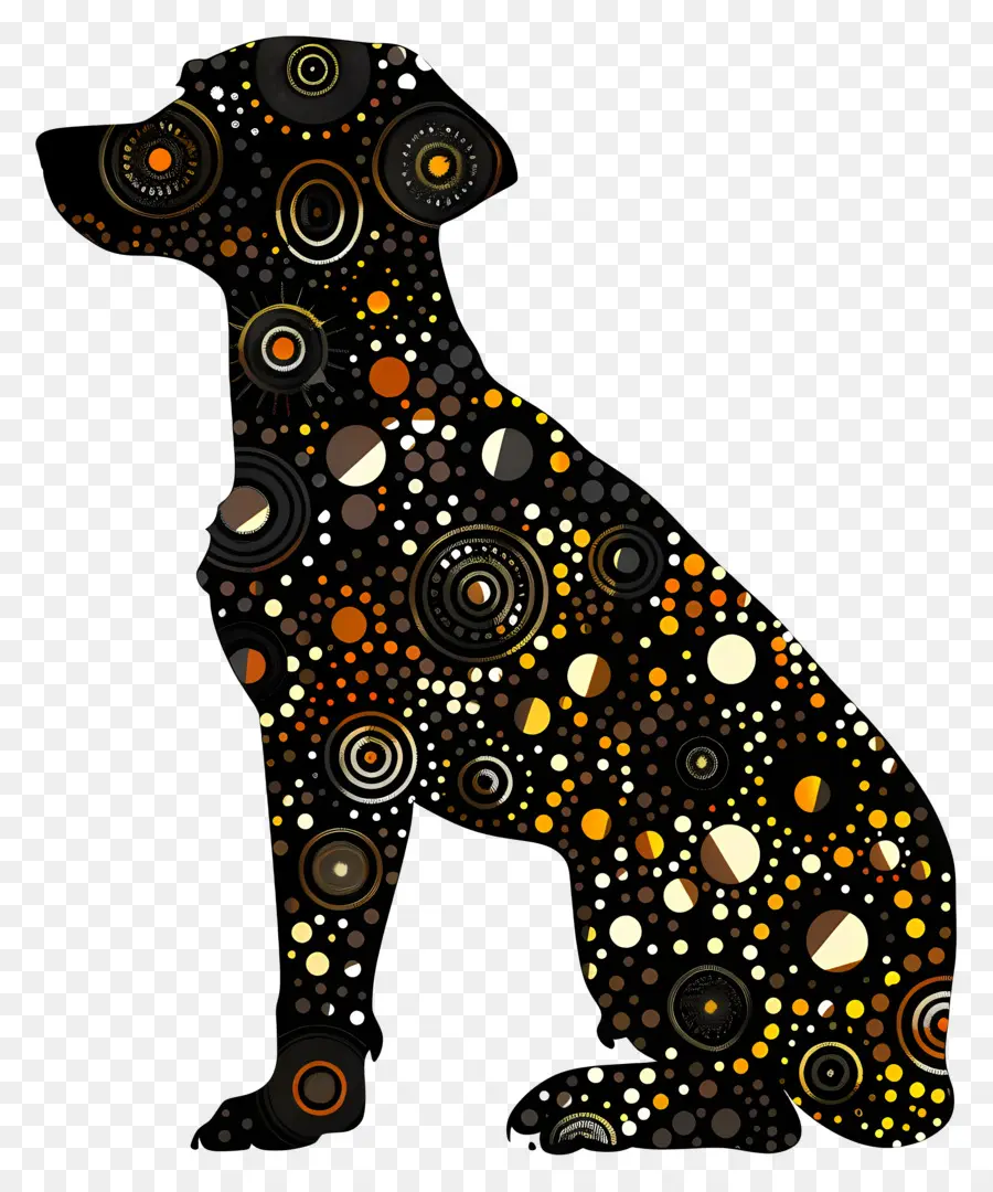 Anjing Siluet，Anjing PNG