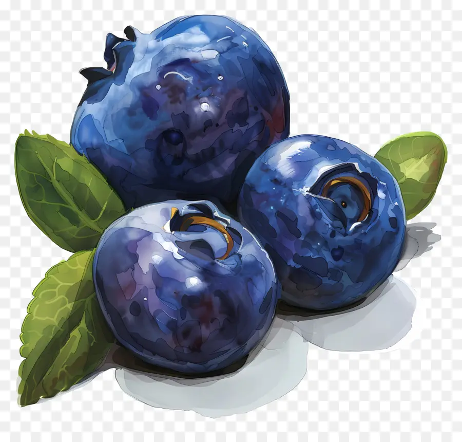 Blueberry，Lukisan PNG