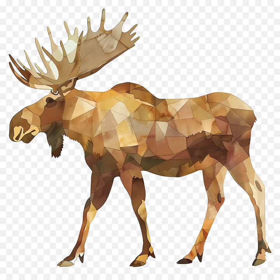 Moose Siluet，Rusa PNG