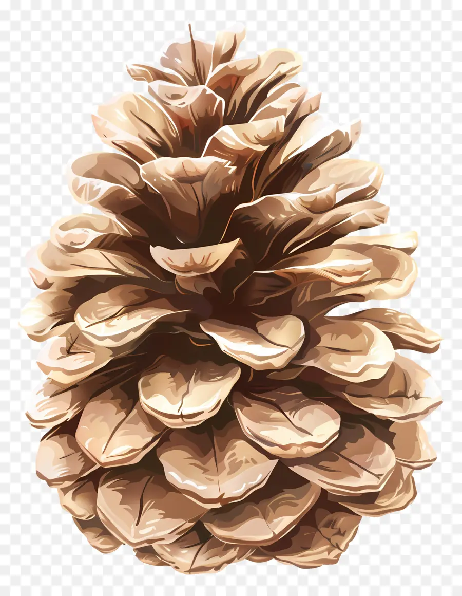Biji Pinus，Dekoratif PNG