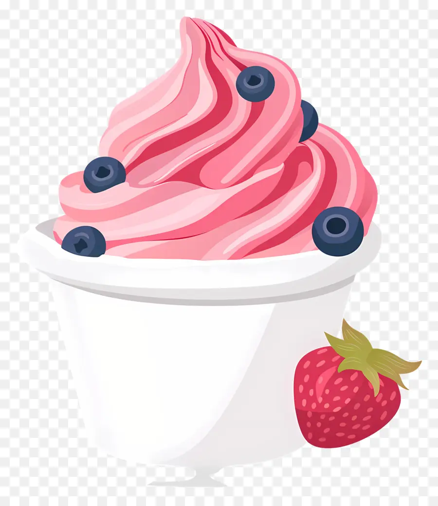 Yogurt Beku，Raspberry Sorbet PNG