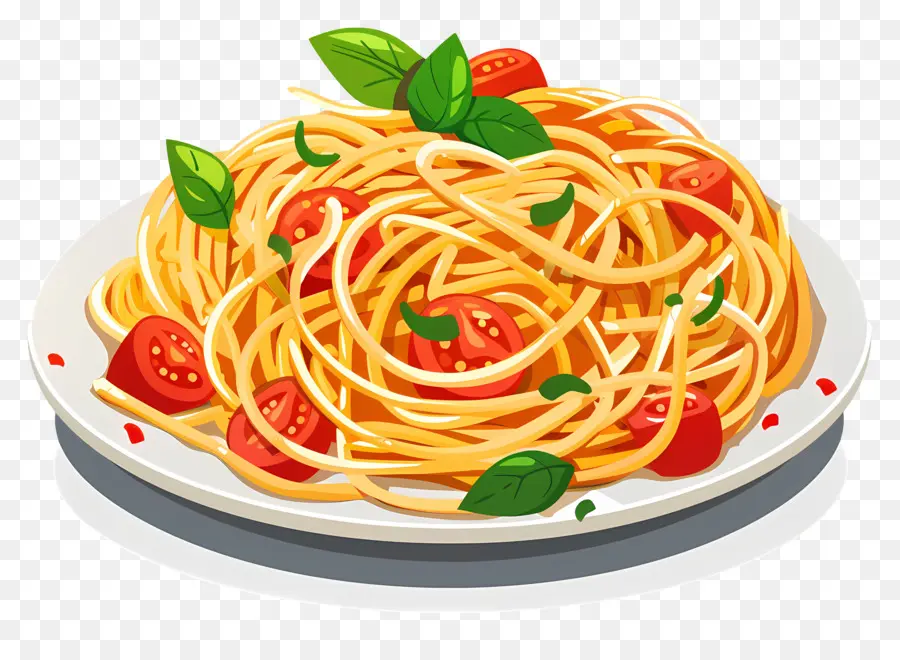 Spaghetti，Tomat PNG