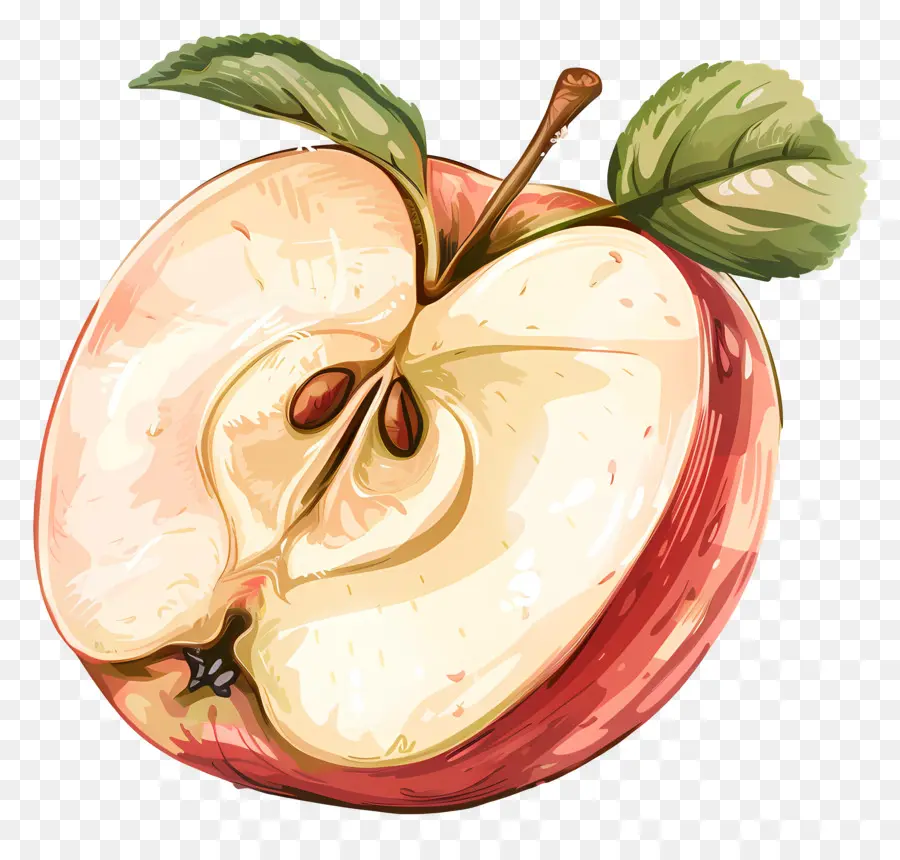 Apple Setengah，Apple PNG