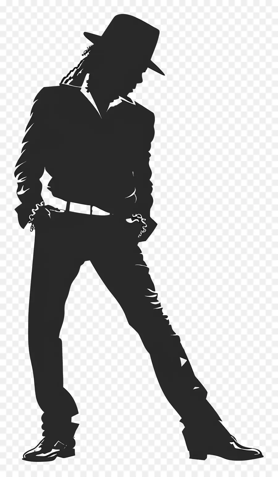 Michael Jackson Siluet，Pria PNG