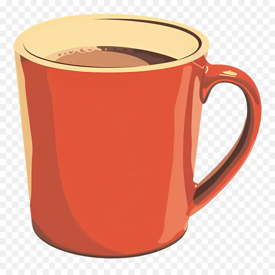 Mug Kakao，Mug Oranye PNG