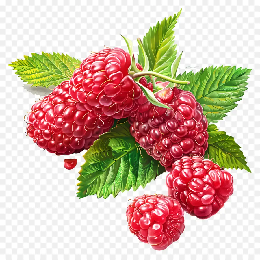 Raspberry，Juicy PNG