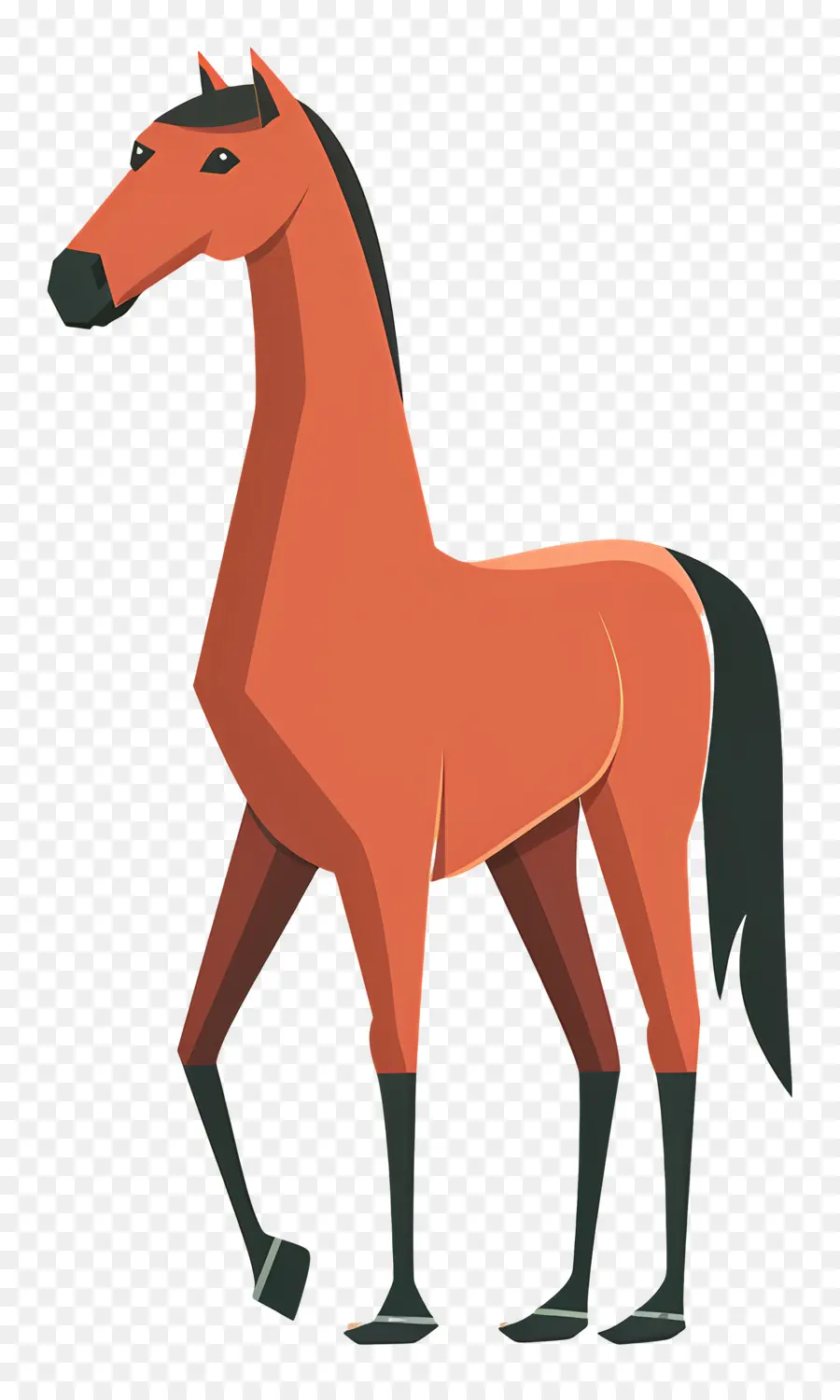 Kuda，Kuda Oranye PNG