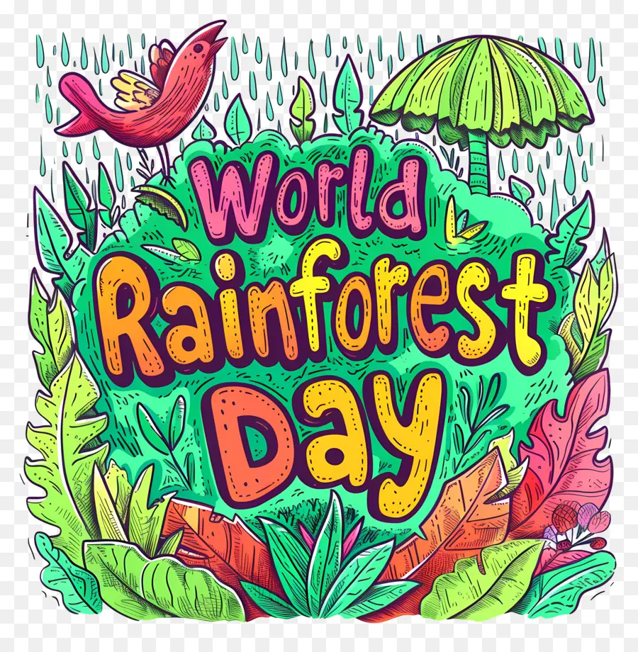 Hari Hutan Hujan Dunia，Tangan Berhuruf PNG