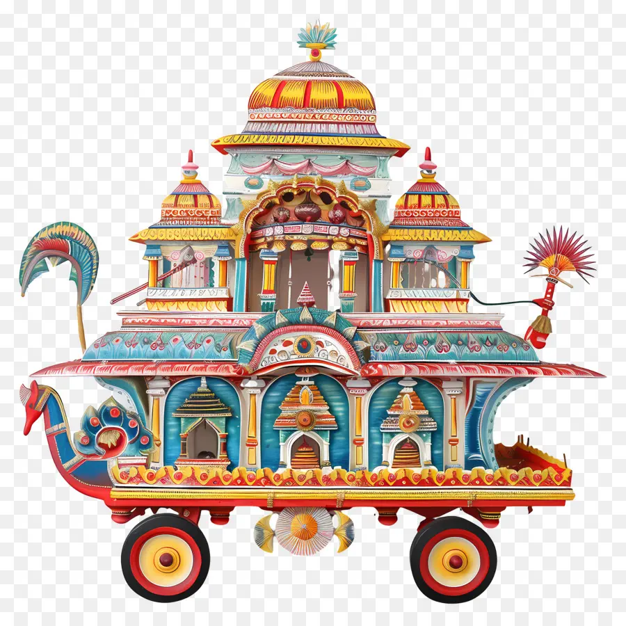 Rath Yatra，Kereta Kuil PNG