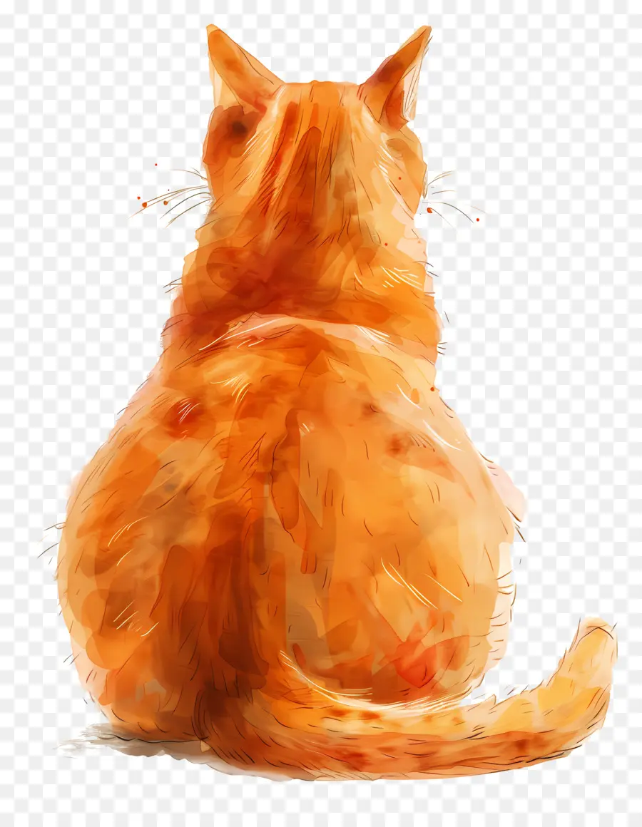 Kucing，Kucing Oranye PNG