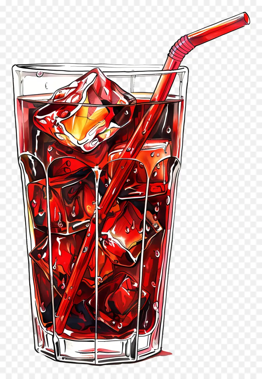 Minuman Ringan，Segelas Minuman Es PNG