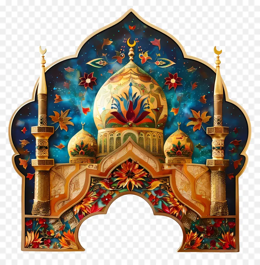 Tahun Baru Islam，Masjid Lukisan PNG