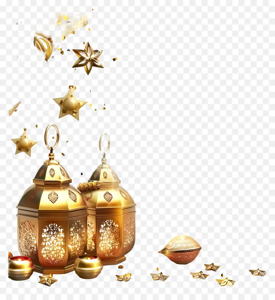 Tahun Baru Islam，Lampu Emas PNG
