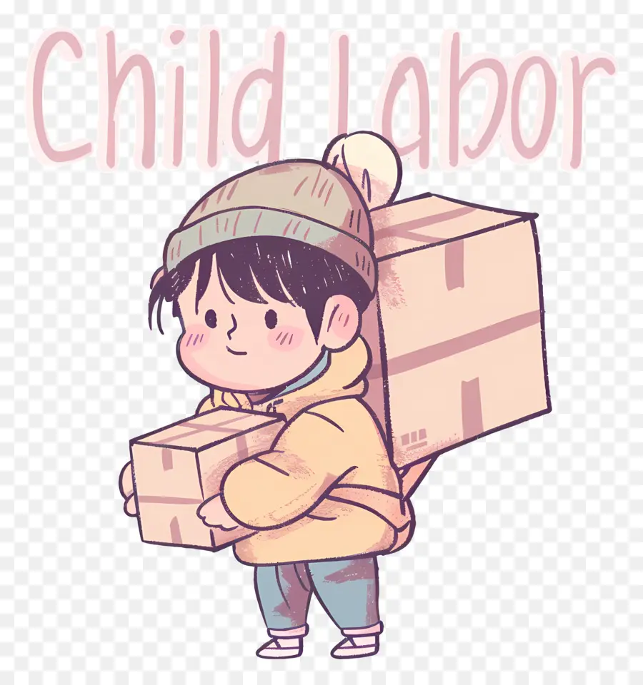 Hari Dunia Melawan Pekerja Anak，Kartun PNG