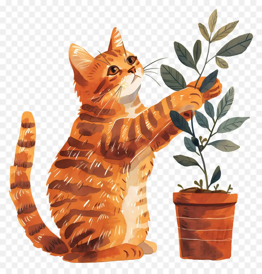 Gardener Cat，Kucing PNG