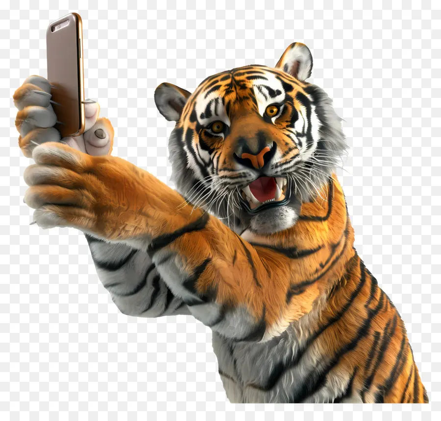 Hewan Selfie，Harimau PNG