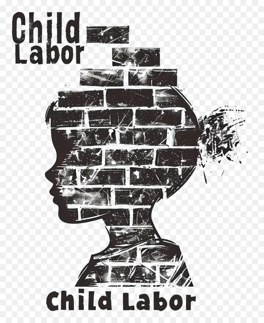 Hari Dunia Melawan Pekerja Anak，Siluet PNG