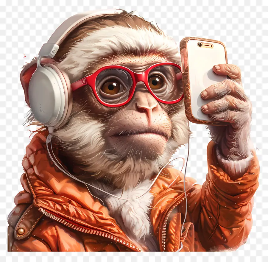 Hewan Selfie，Monyet PNG