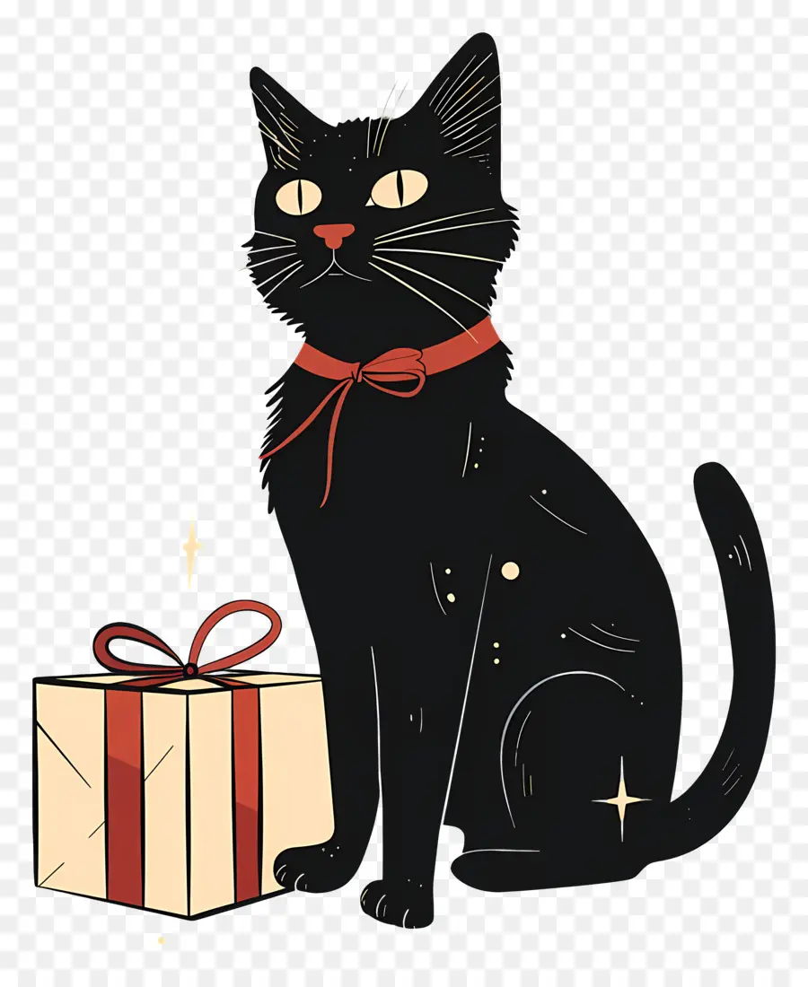 Kucing，Hadiah Natal PNG